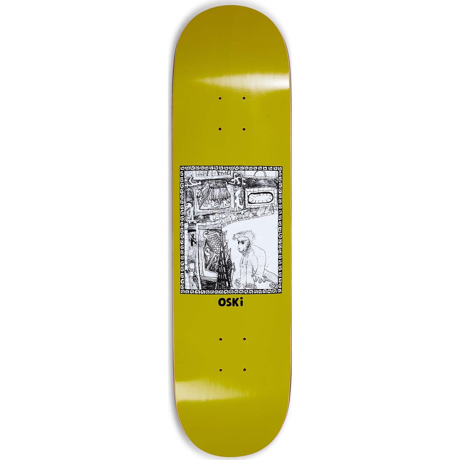 Polar Gorilla King Skateboard Deck - Oskar Rozenberg 8"