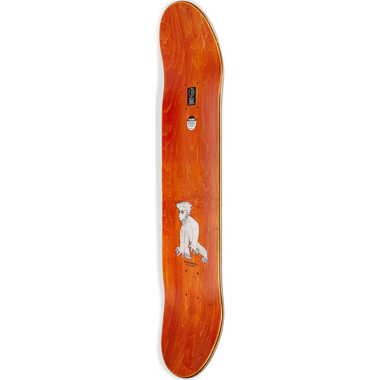 Polar Gorilla King Skateboard Deck - Oskar Rozenberg 8"