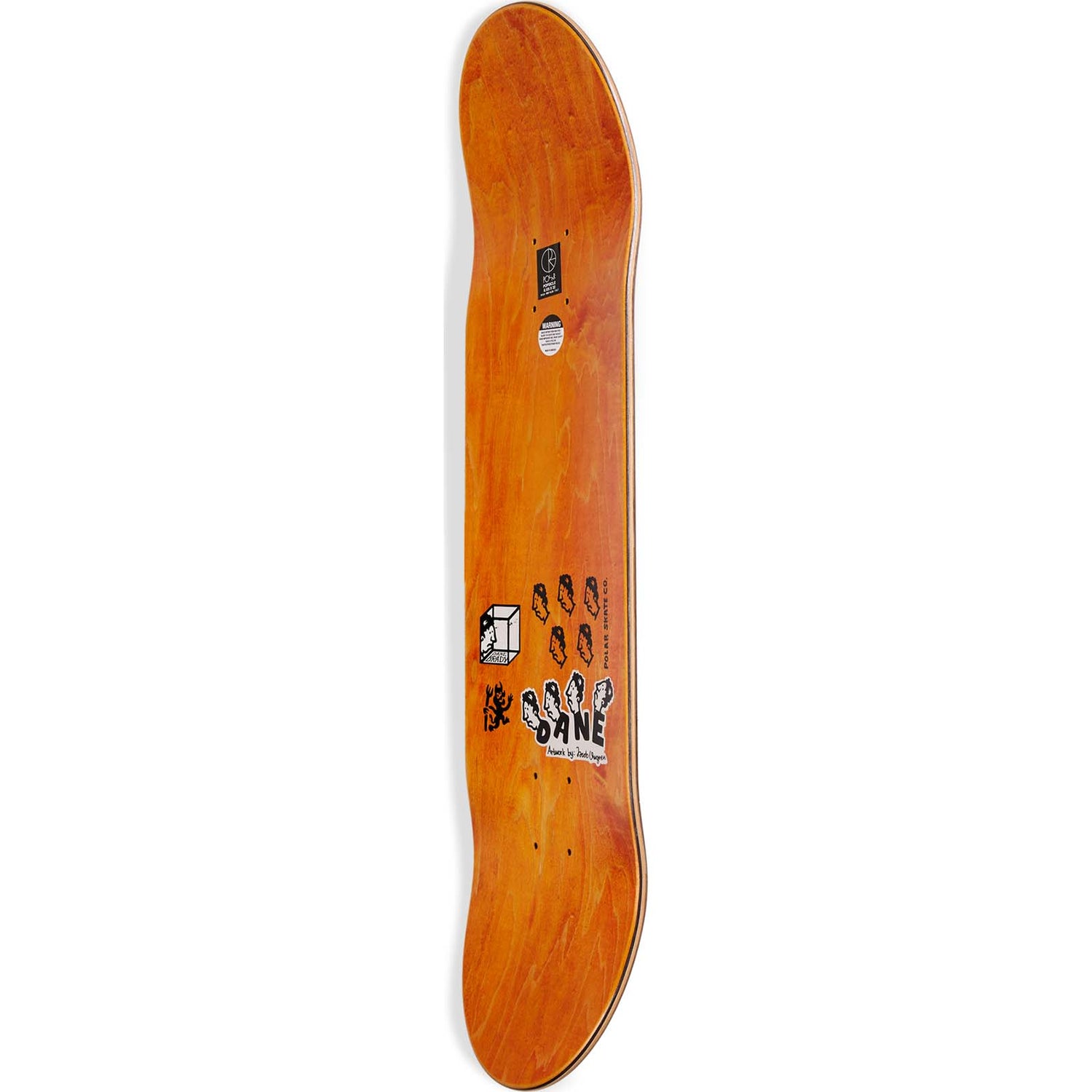Polar News Paper Skateboard Deck - Dane Brady 8.125"