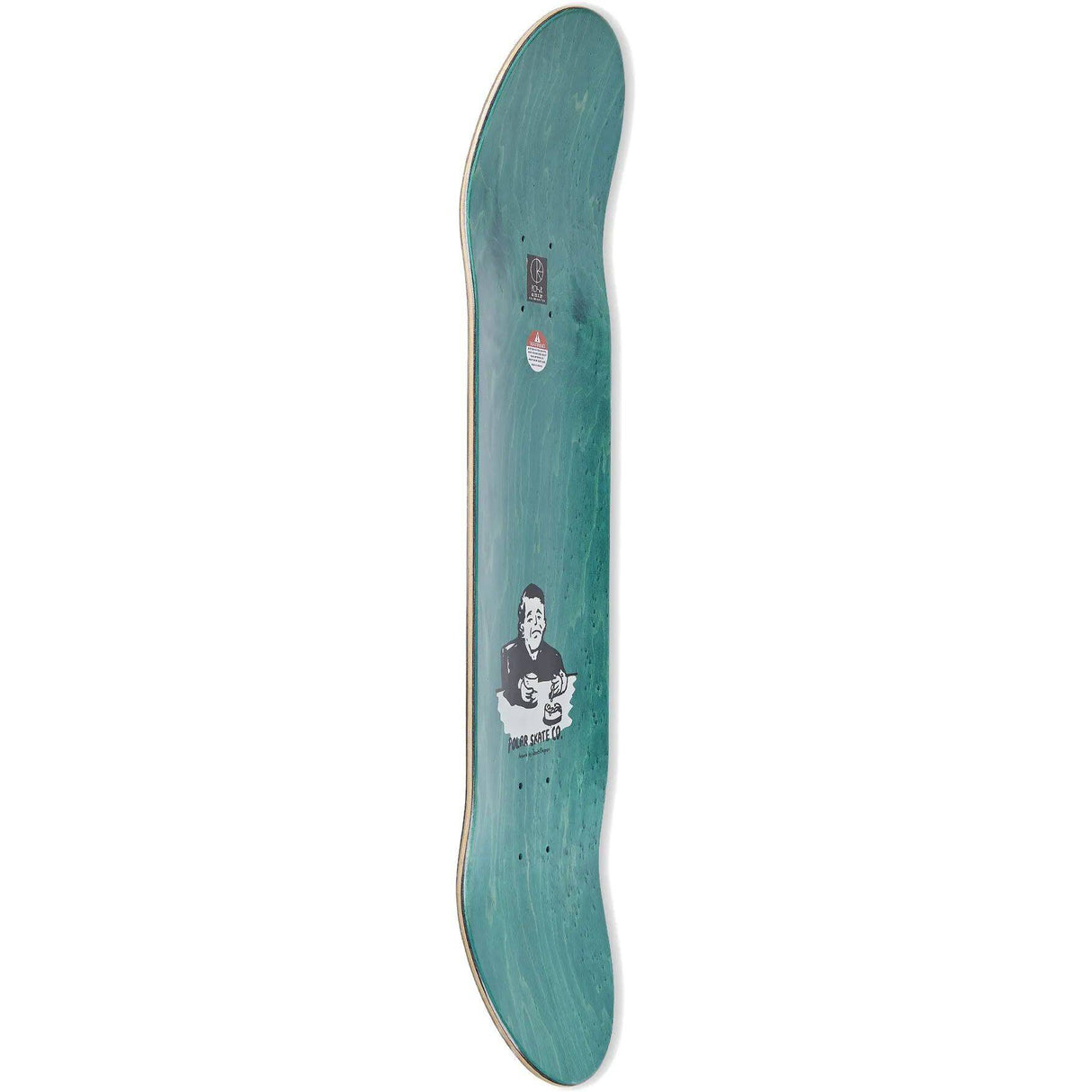 Polar Aaron Herrington Chain Smoker Skateboard Deck - White 8.125''