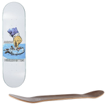 Polar Aaron Herrington Chain Smoker Skateboard Deck - White 8.125''