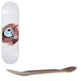 Polar Dane Brady Cimbalino Skateboard Deck - White 8.0''
