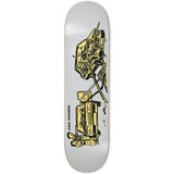Polar Oskar Rozenberg Driver's License Skateboard Deck - Grey 8.25''