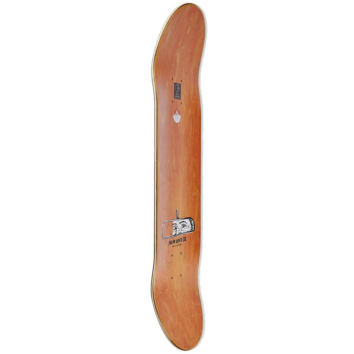Polar Oskar Rozenberg Driver's License Skateboard Deck - Grey 8.25''