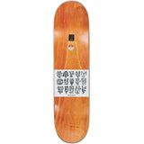 Polar Shin Sanbongi Faces (Wheel Well) Skateboard Deck - White 8.25''