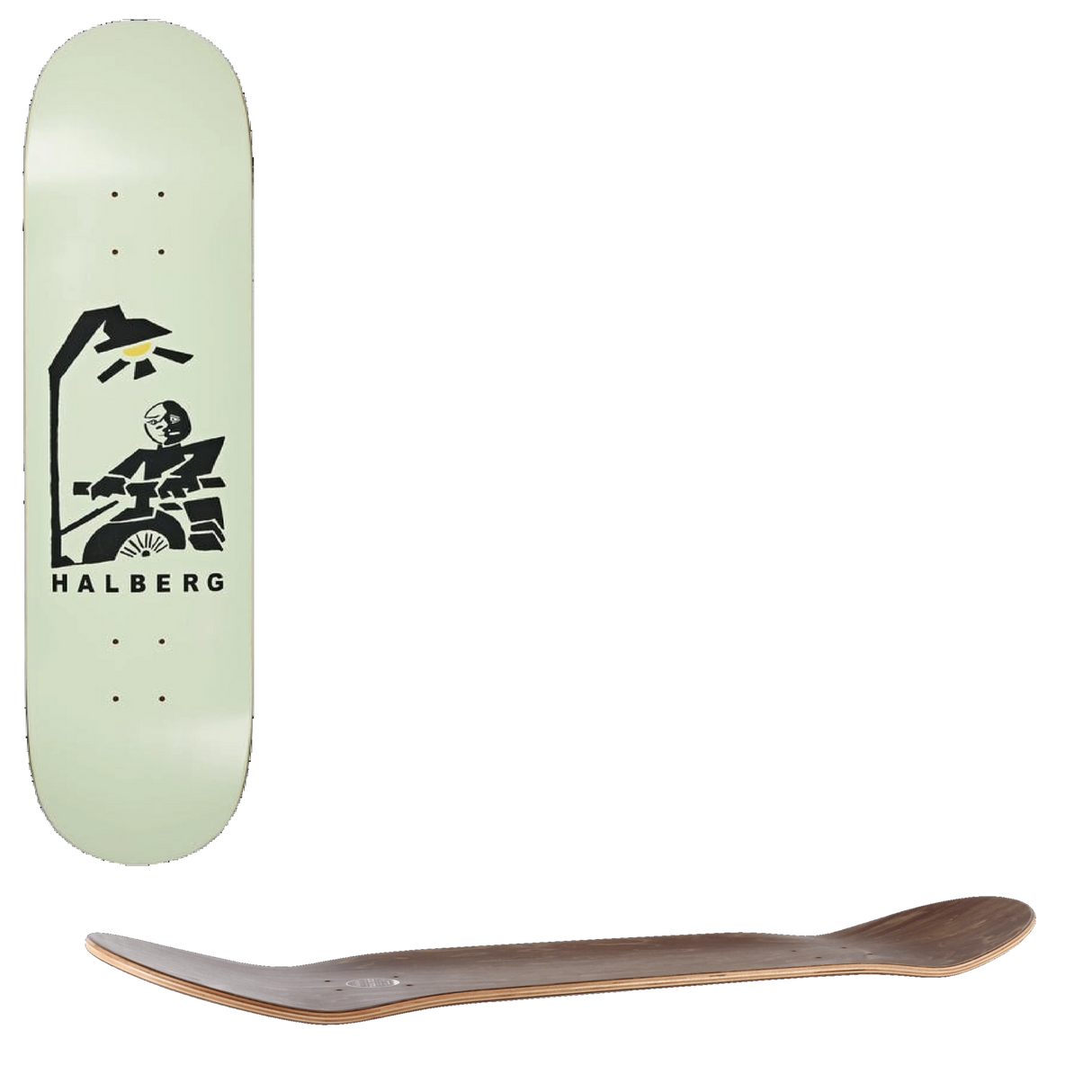 Polar Hjalte Halberg Insomnia Skateboard Deck - Mint 8''