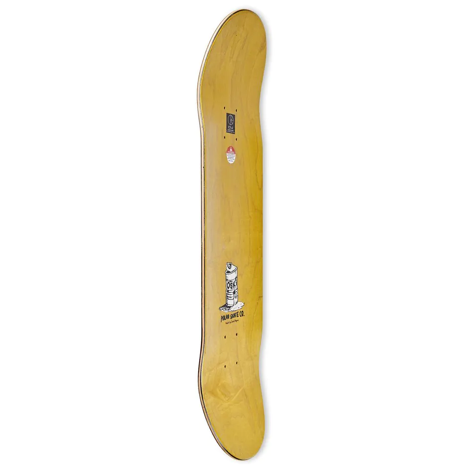 Polar Oskar Rozenberg Tricycle Skateboard Deck - White 8.25''