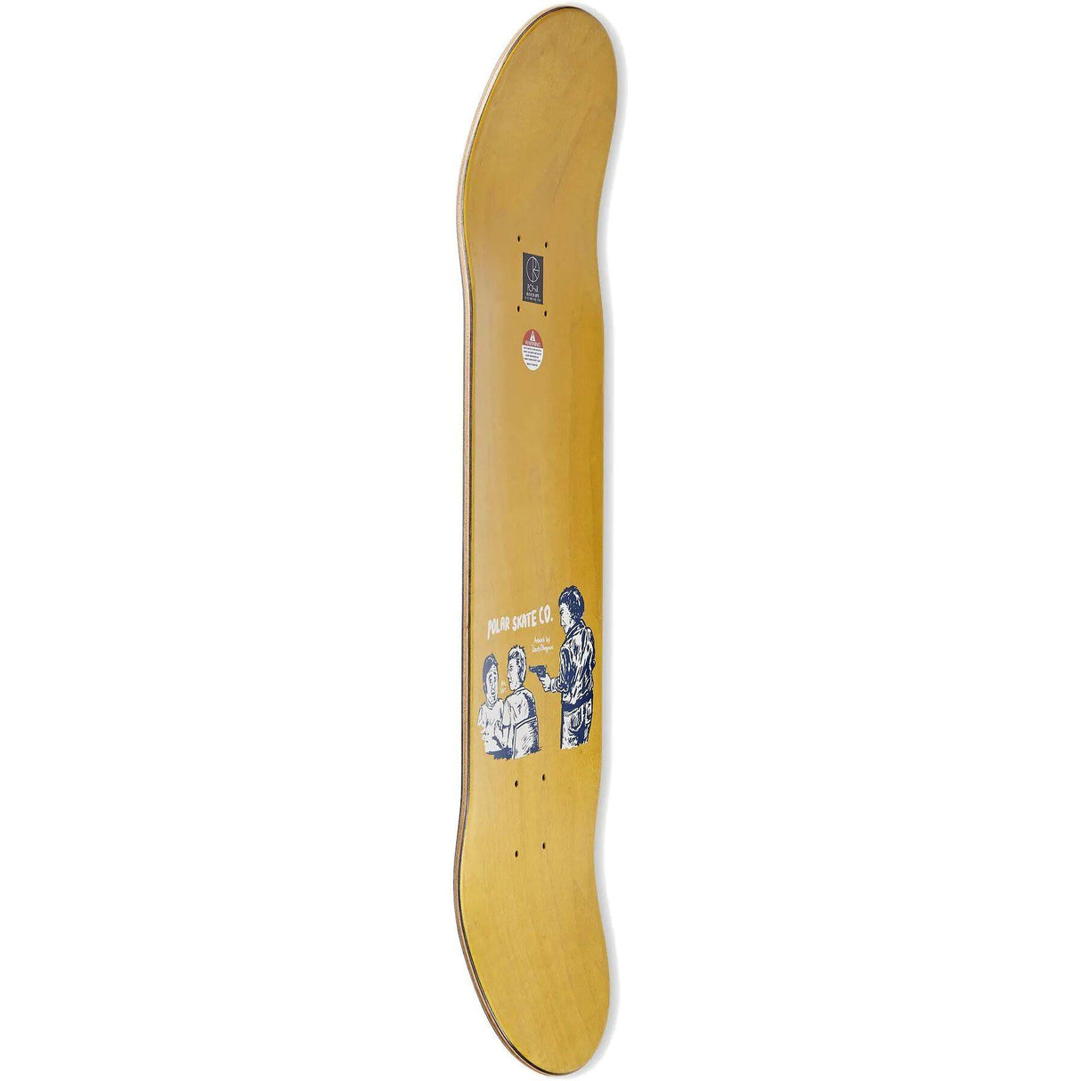 Polar Paul Grund Cold Streak Skateboard Deck - Green 8.375''