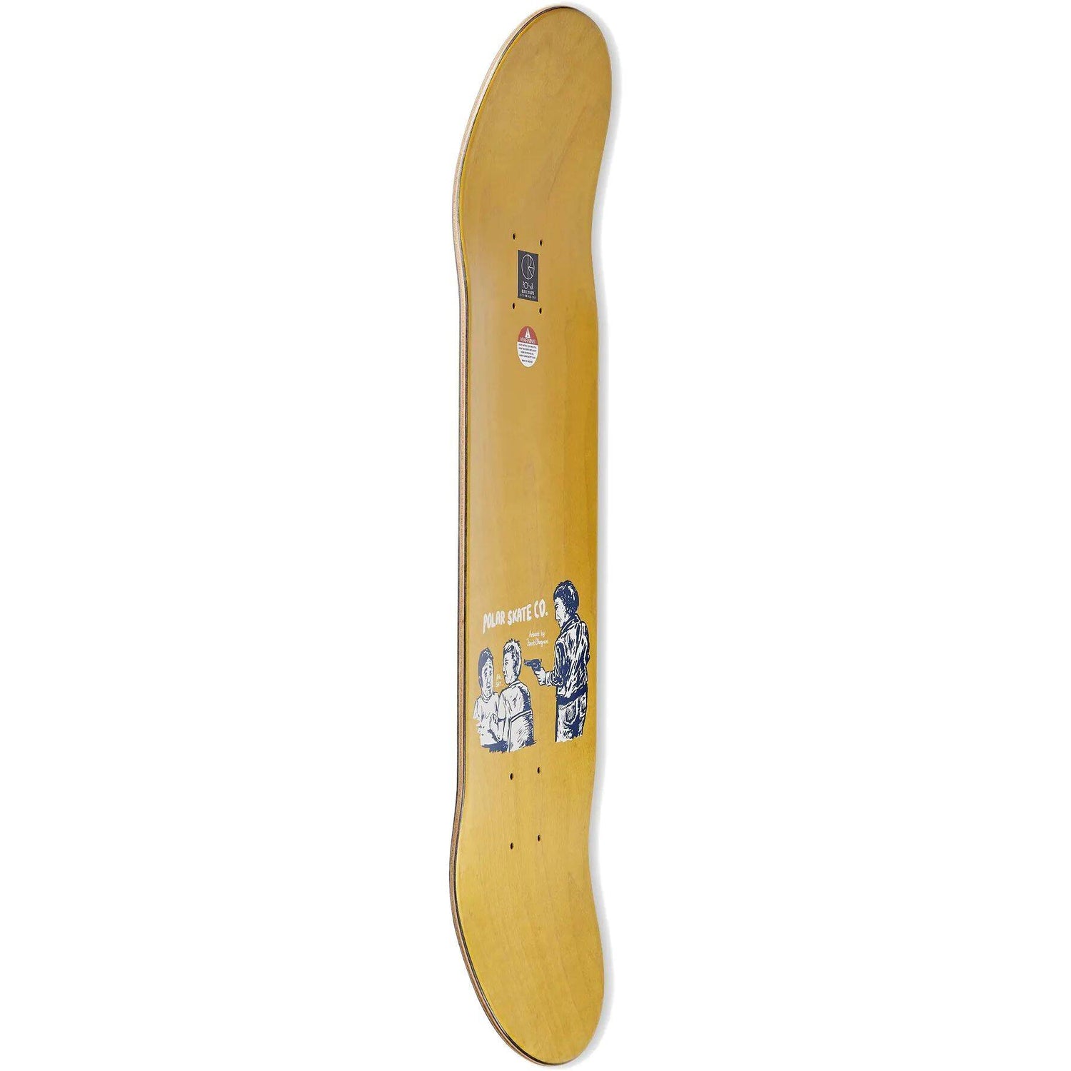 Polar Paul Grund Cold Streak Skateboard Deck - Green 8.375''
