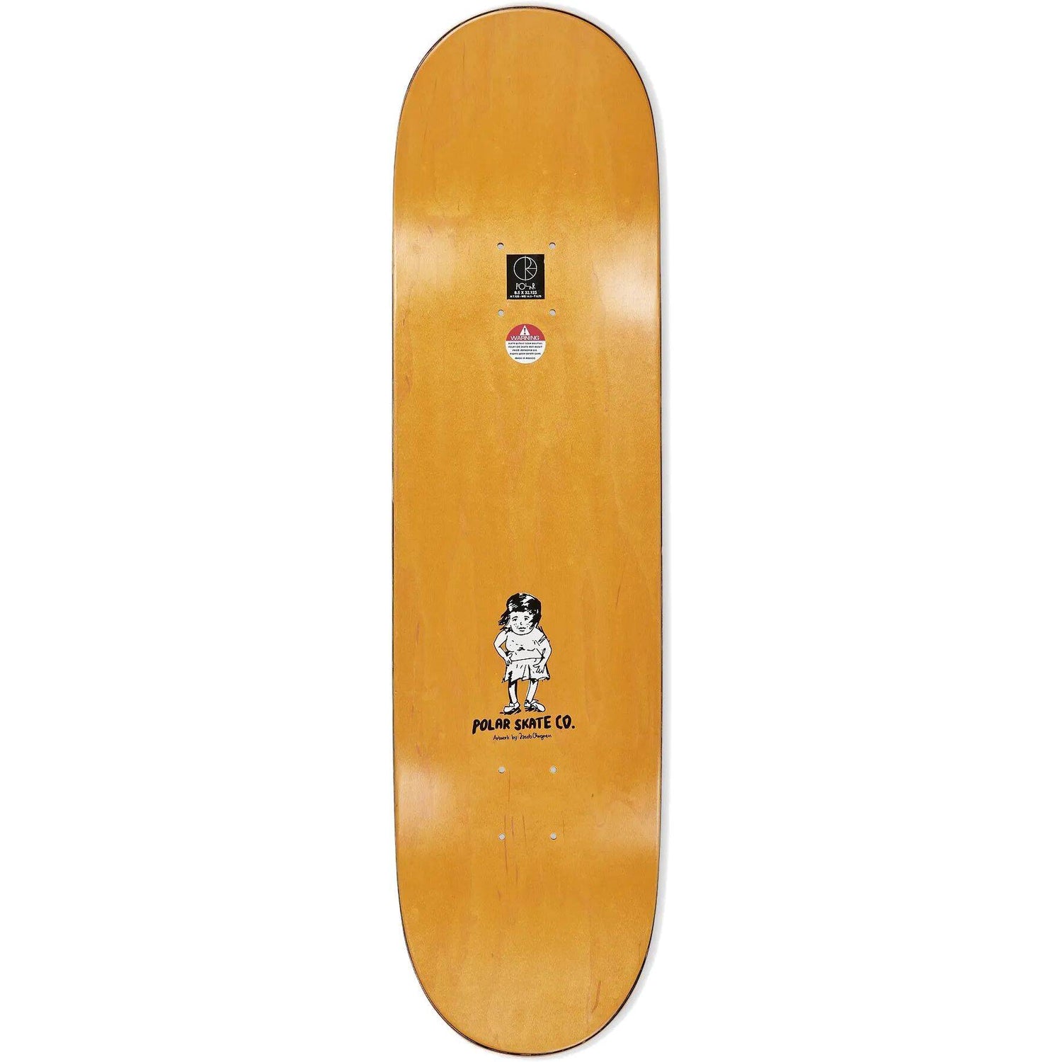 Polar Nick Bosserio Year 2020 Skateboard Deck - Moss Green 8.25''
