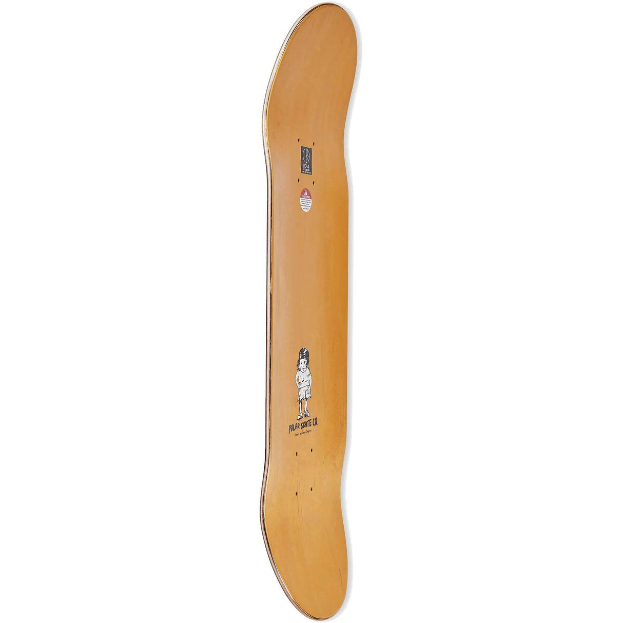 Polar Nick Bosserio Year 2020 Skateboard Deck - Moss Green 8.75