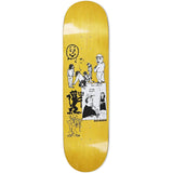 Polar Nick Bosserio Year 2020 Skateboard Deck - Yellow 8.5''