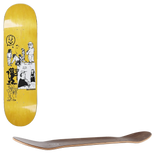 Polar Nick Bosserio Year 2020 Skateboard Deck - Yellow 8.5''