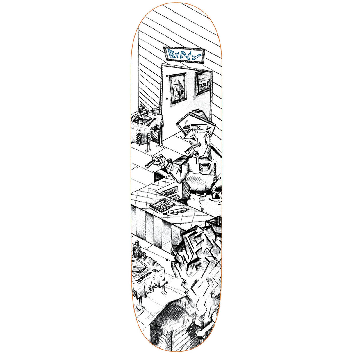 Polar Bistro Skateboard Deck - Brady 8.25''