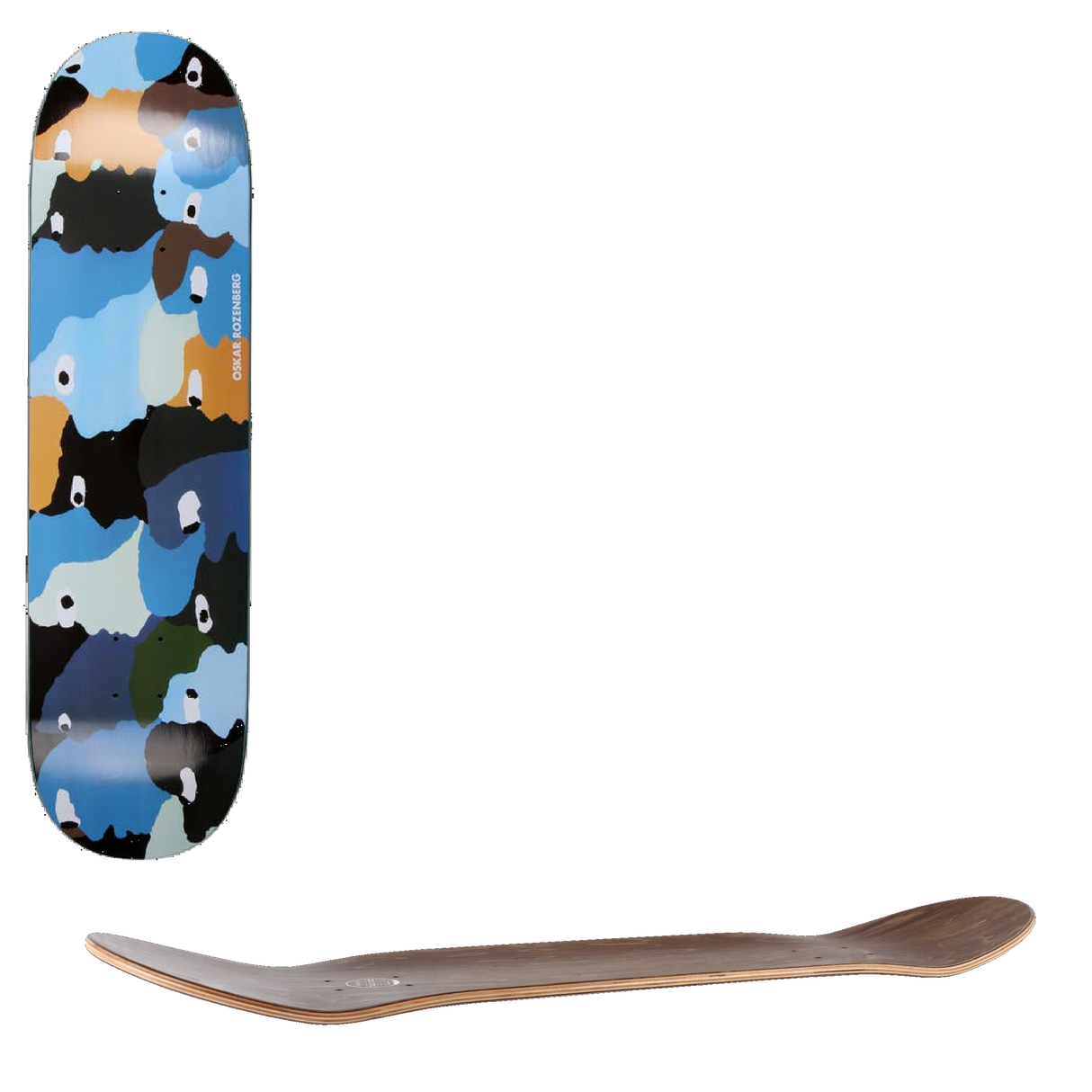 Polar Heads Skateboard Deck - Rozenberg 8.25''