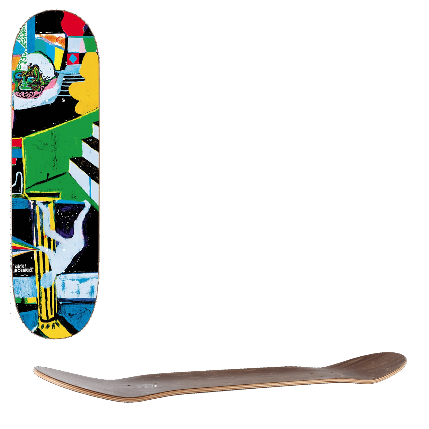 Polar Memory Palace Skateboard Deck - Boserio 8.625''