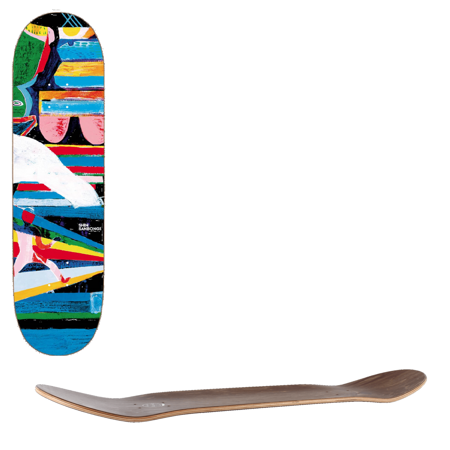 Polar Memory Palace Skateboard Deck - Sanbongi 8.5''