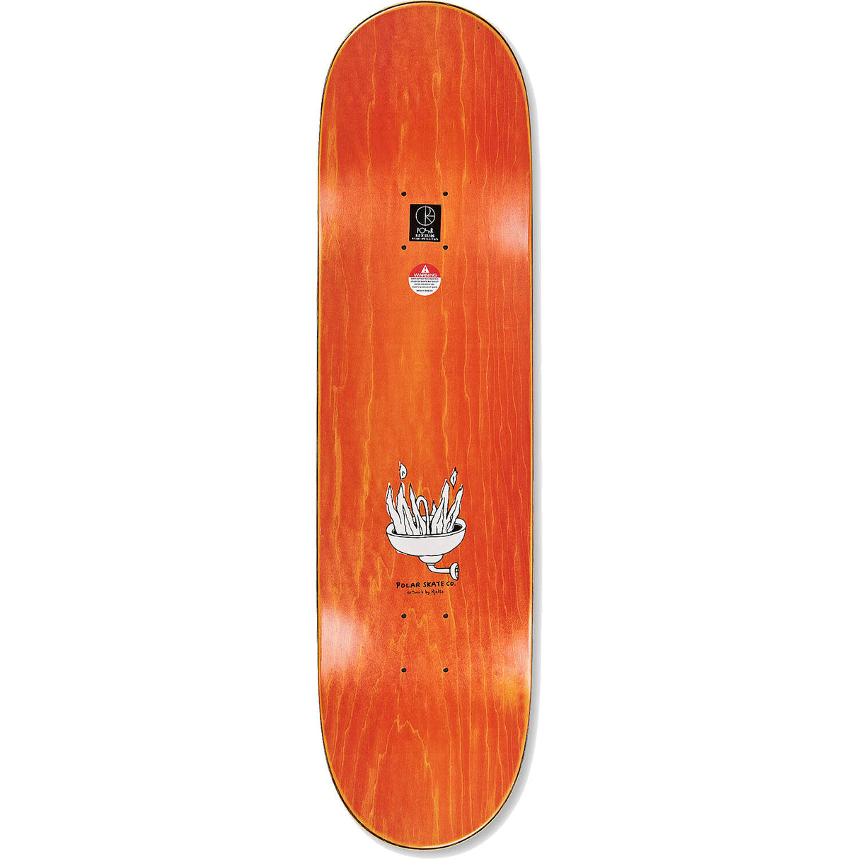 Polar Burning Sink (Wheel Wells) Skateboard Deck - Hjalte Halberg 8.75"