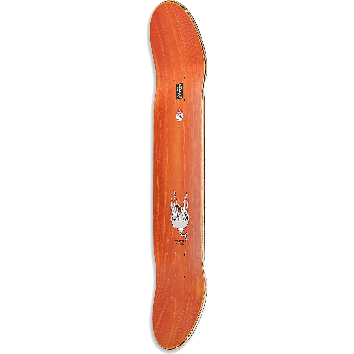 Polar Burning Sink (Wheel Wells) Skateboard Deck - Hjalte Halberg 8.5"