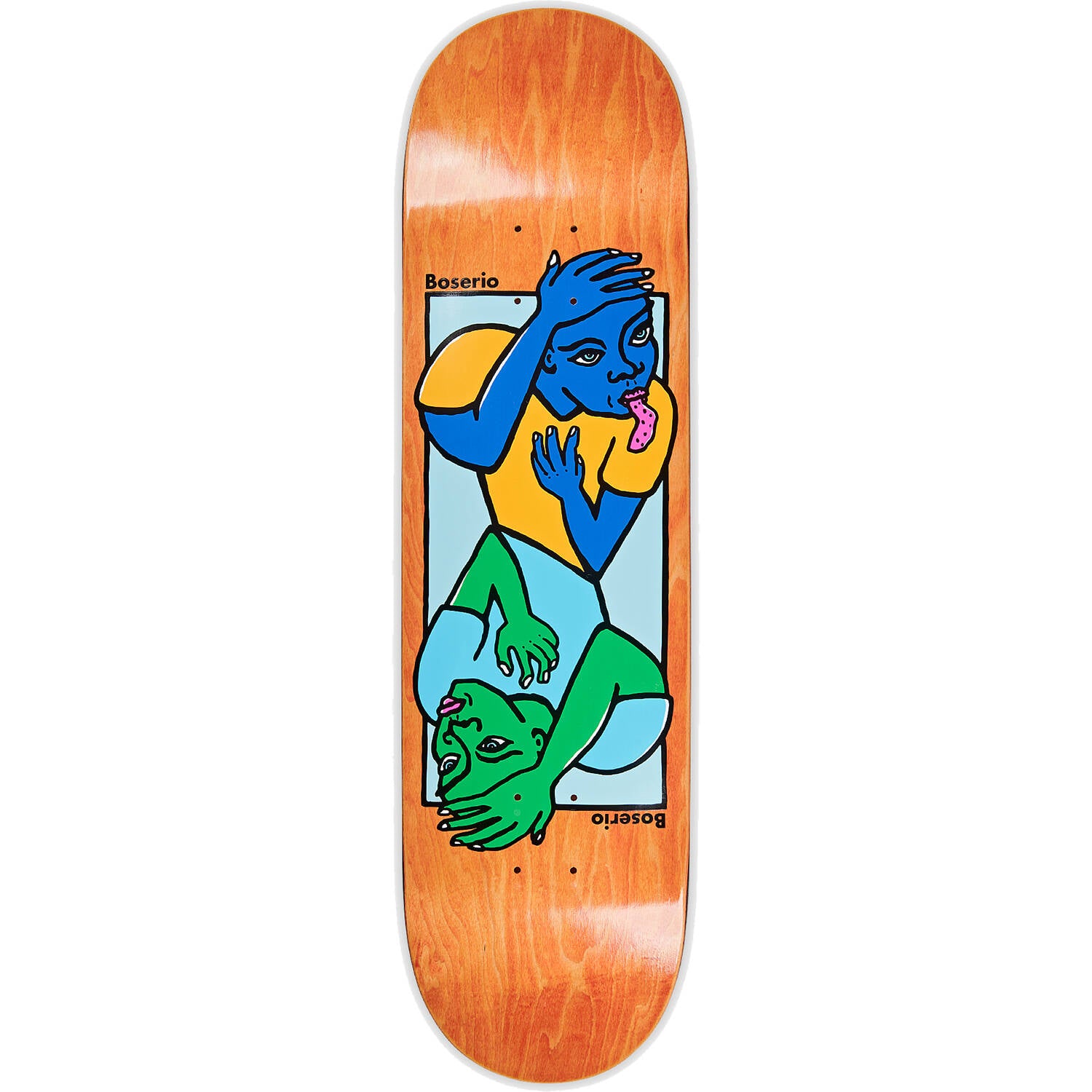 Polar Double Head Skateboard Deck - Nick Boserio 8.5"