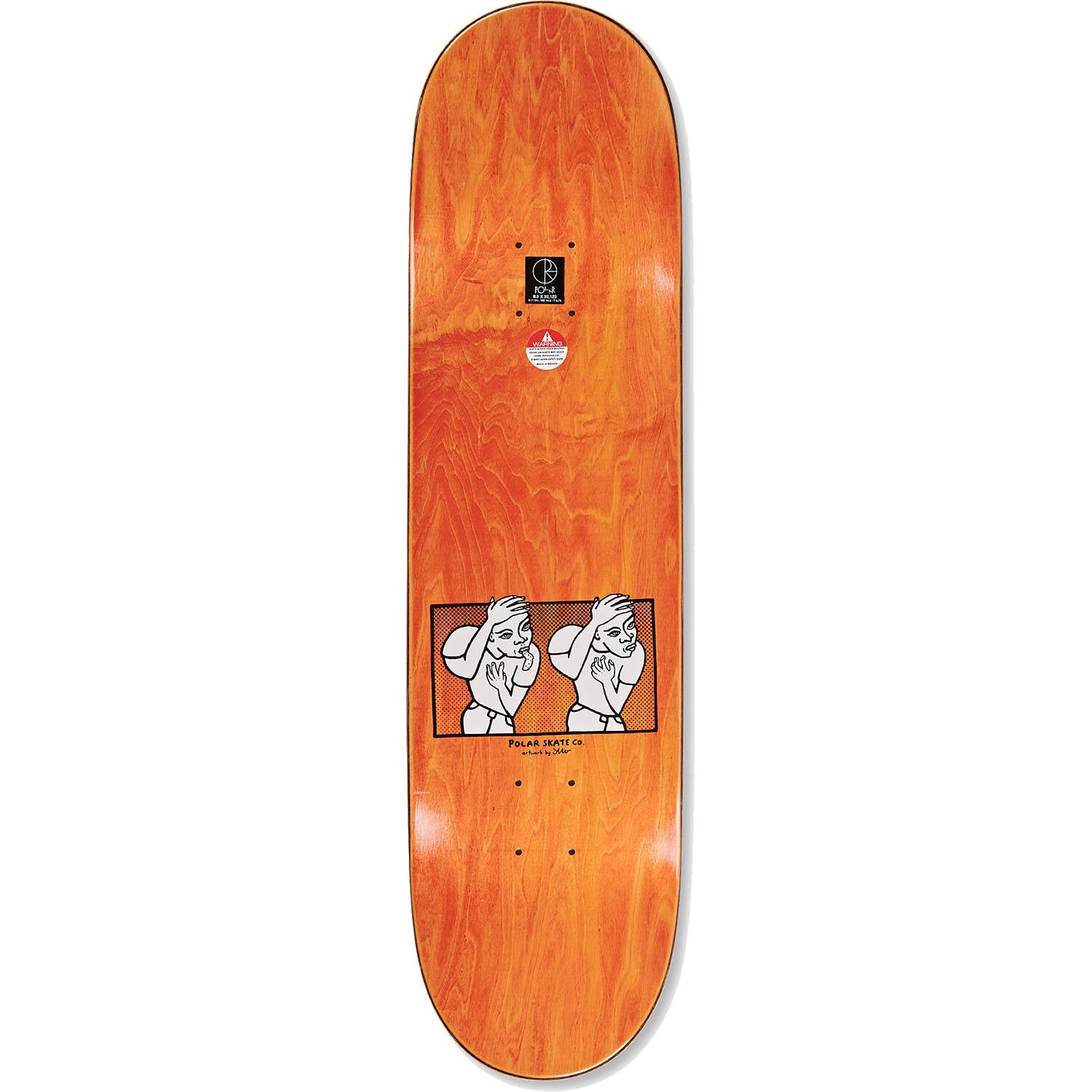 Polar Double Head Skateboard Deck - Nick Boserio 8.5"