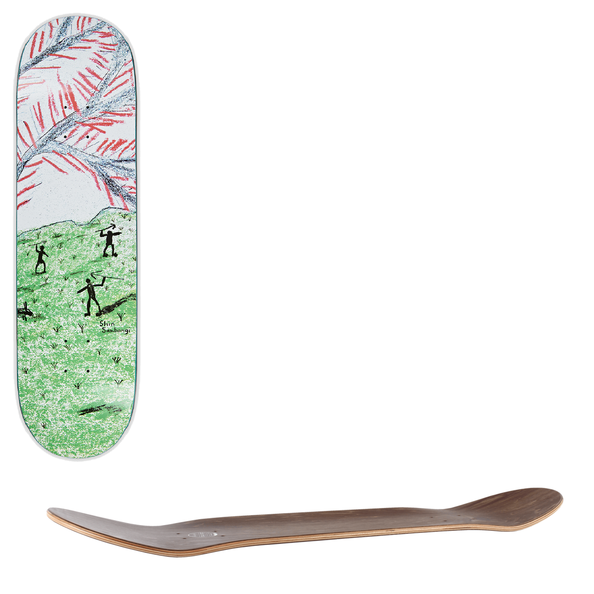 Polar Hunters Skateboard Deck - Shin Sanbongi 8.25"