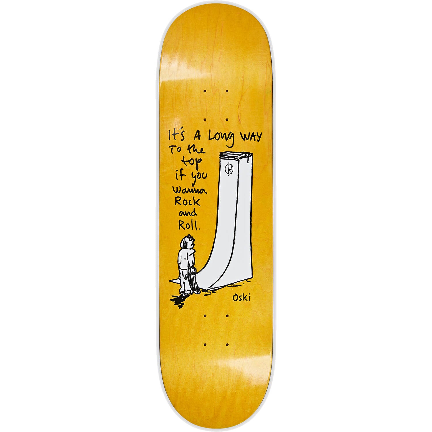 Polar Rock & Roll Skateboard Deck - Oskar Rozenberg 8"