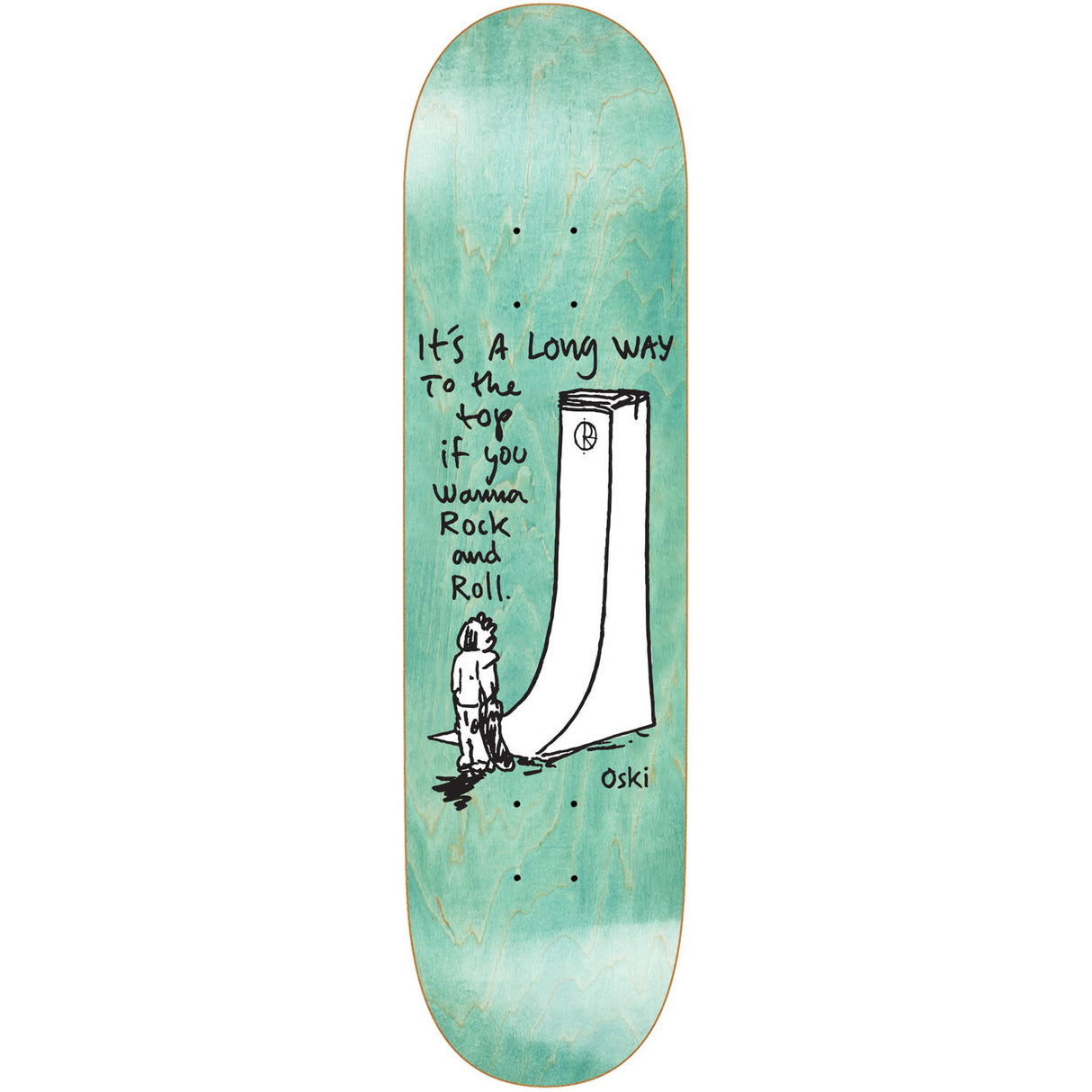 Polar Rock & Roll Skateboard Deck - Oskar Rozenberg 8"