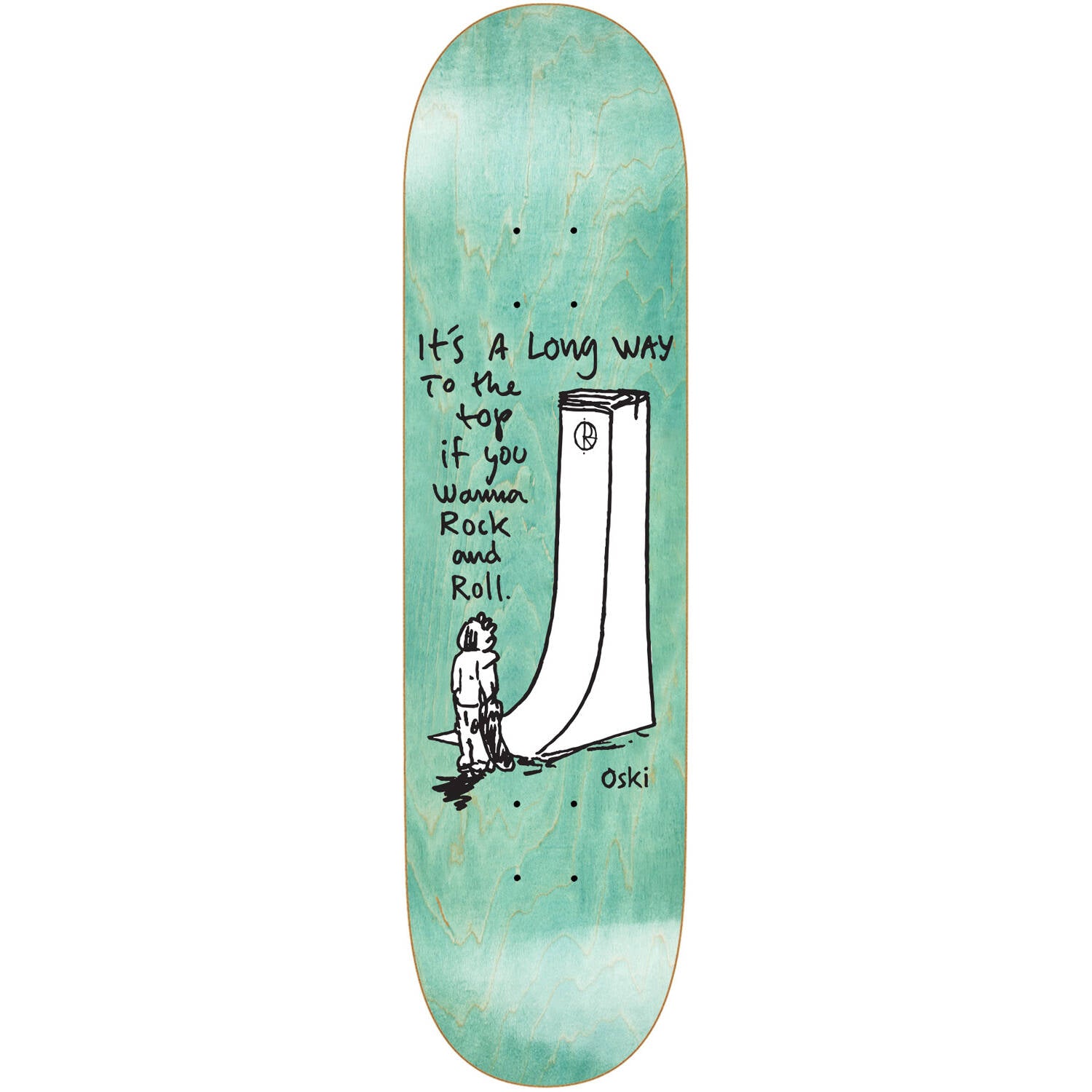 Polar Rock & Roll Skateboard Deck - Oskar Rozenberg 8"