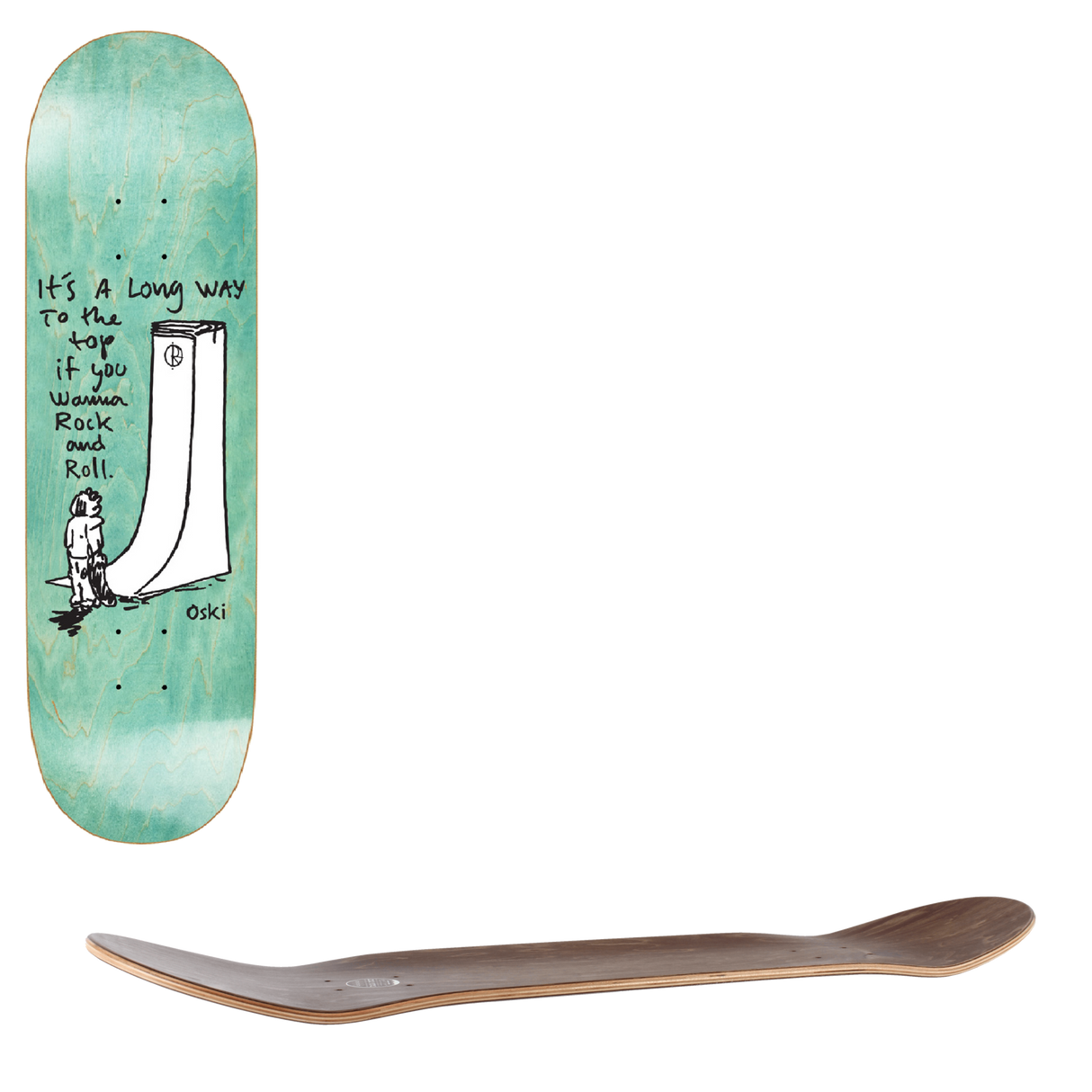 Polar Rock & Roll Skateboard Deck - Oskar Rozenberg 8.5"