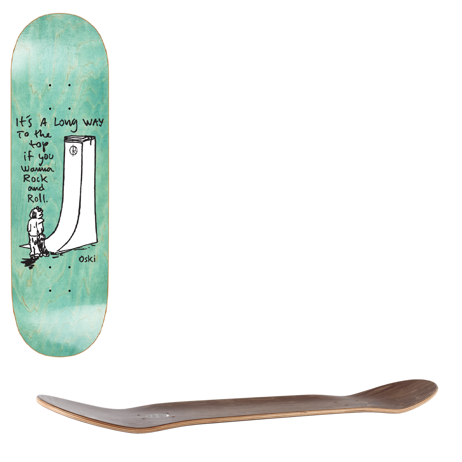 Polar Rock & Roll Skateboard Deck - Oskar Rozenberg 8.5"