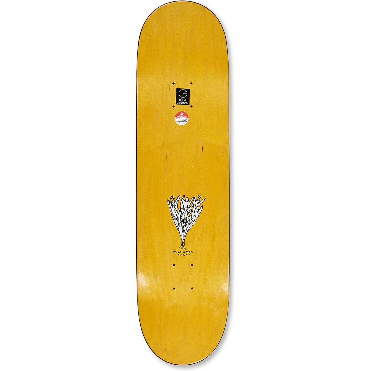 Polar Team Heaven Skateboard Deck - Blue 8.375"
