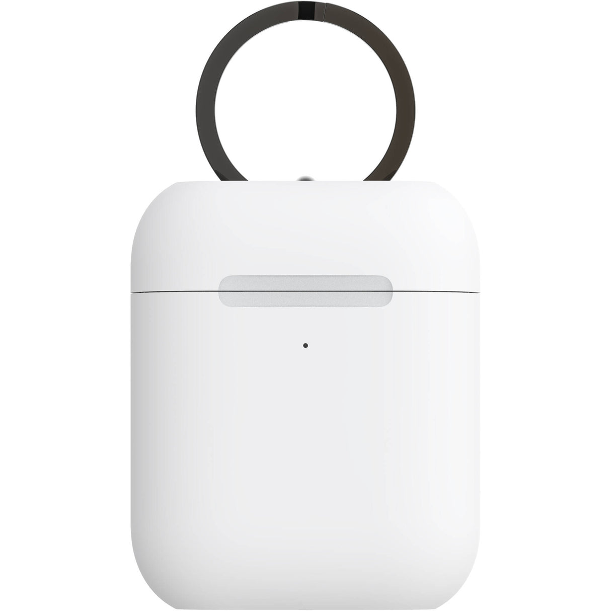 PopSockets Airpods Holder with Gunmetal PopChain - White