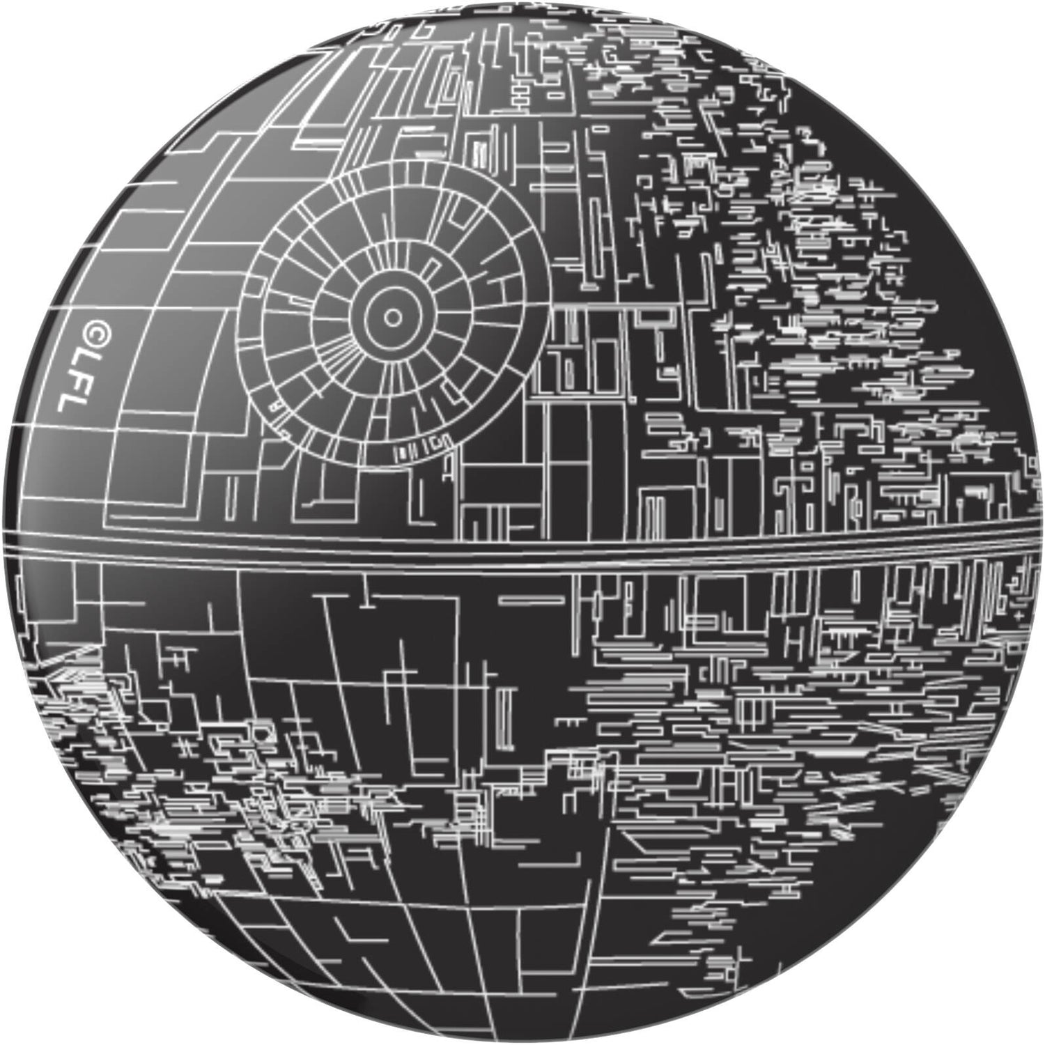 PopSockets Grip - Aluminium Death Star - 2nd Gen