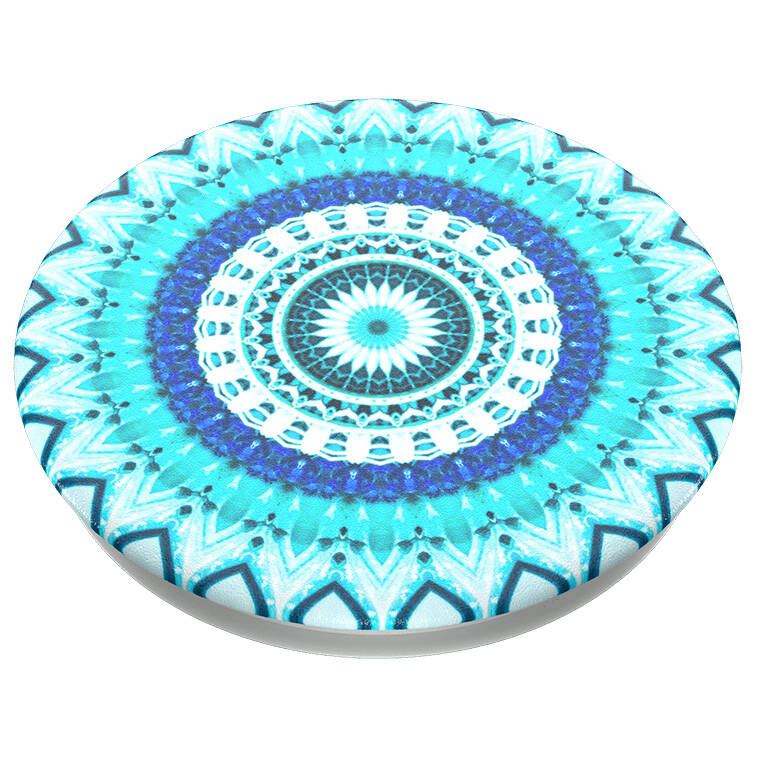 PopSockets Grip - Blue Floral Mandala - 2nd Gen