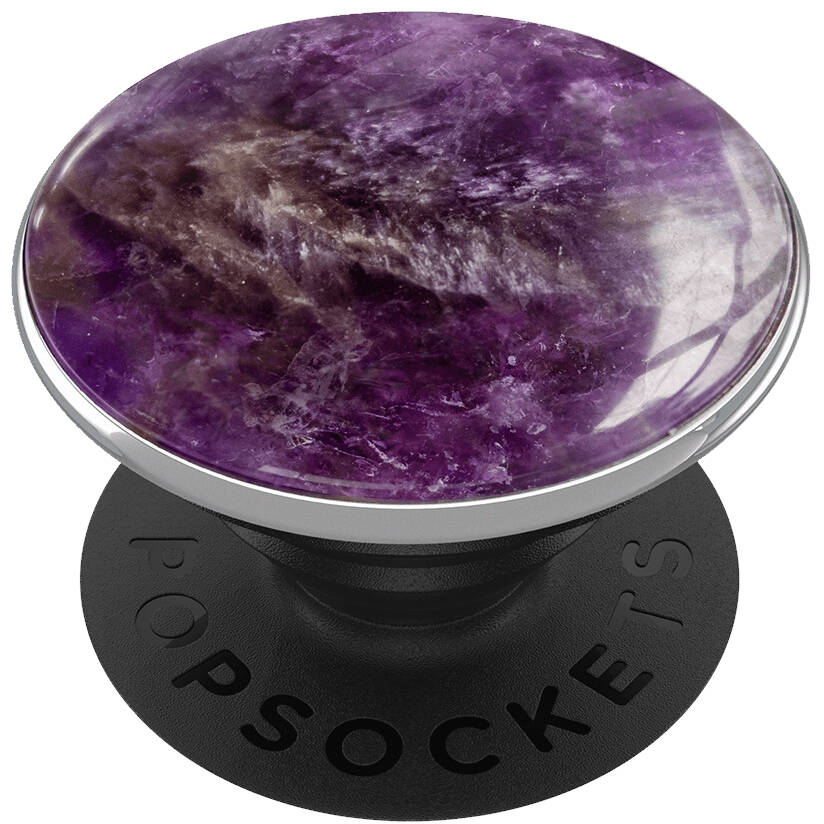 PopSockets Grip - Genuine Amethyst - 2nd Gen
