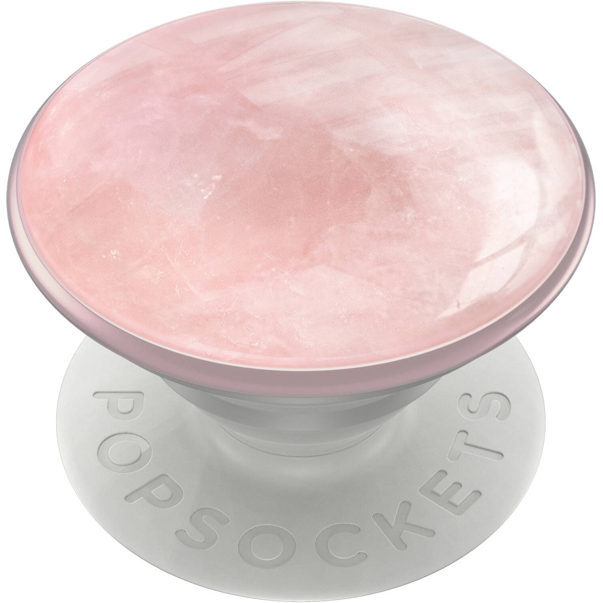 PopSockets Grip - Genuine Rose Quartz - 2nd Gen