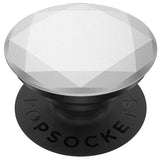 PopSockets Grip - Metallic Diamond SIlver- 2nd Gen