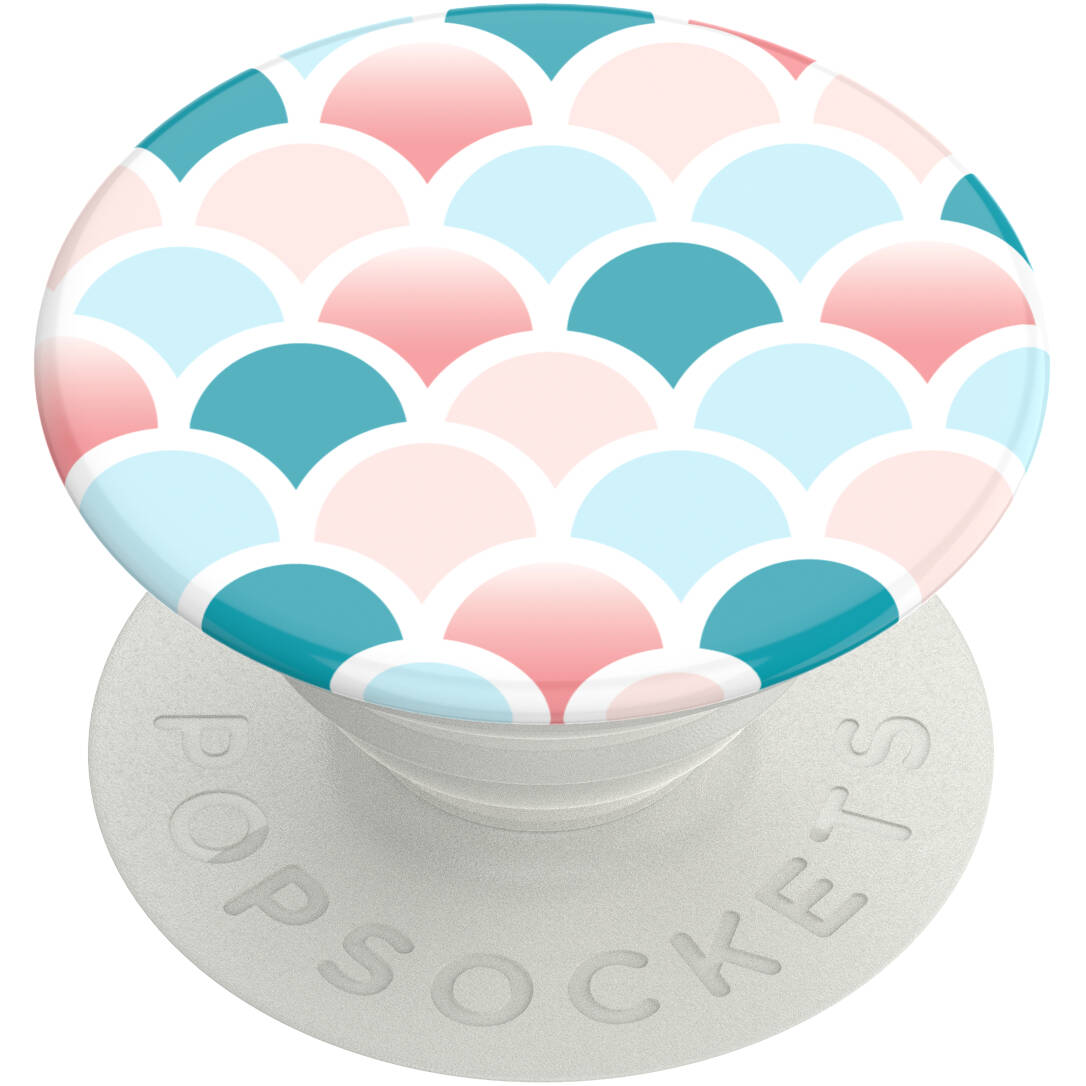 PopSockets Grip - Merminimal Aqua Gloss - 2nd Generation