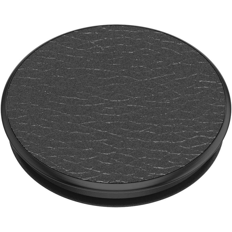 PopSockets Grip - Pebbled Vegan Leather Black - 2nd Generation