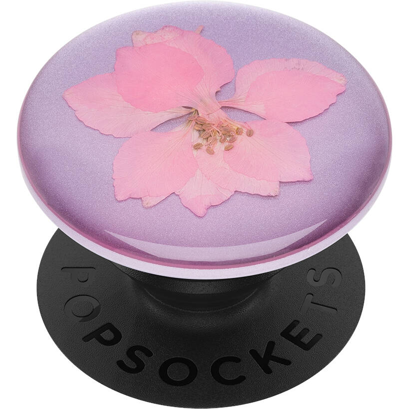 PopSockets Grip - Pressed Flower Delphinium Pink - 2nd Generation