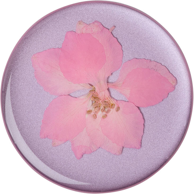 PopSockets Grip - Pressed Flower Delphinium Pink - 2nd Generation