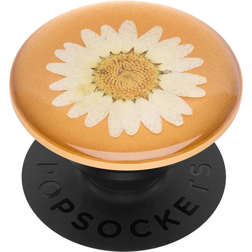 PopSockets Grip - Pressed Flower White Daisy - 2nd Generation