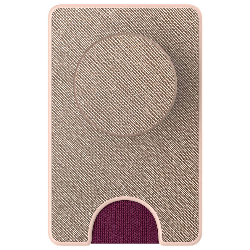PopSockets PopWallet+ - Saffiano Rose Gold