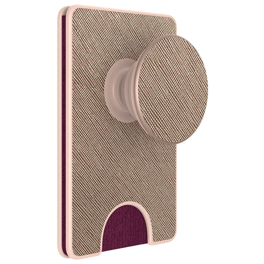 PopSockets PopWallet+ - Saffiano Rose Gold