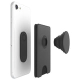 PopSockets PopWallet+ - Vegan Pebbled Leather Black