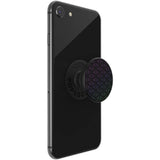 PopSockets Grip - Reflective Techno Grid Chromatic - 2nd Generation