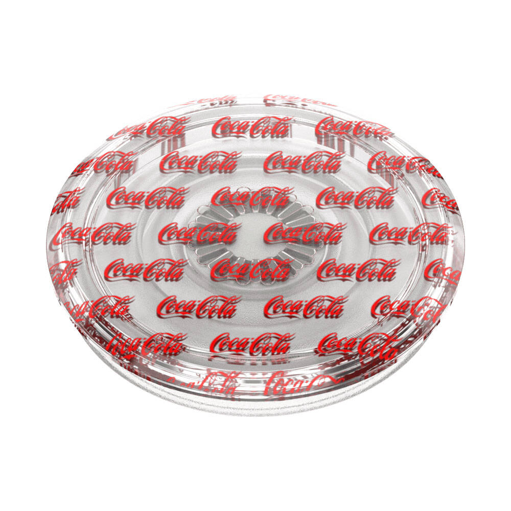 PopSockets Grip Coca Cola Logo - Clear 2nd Gen