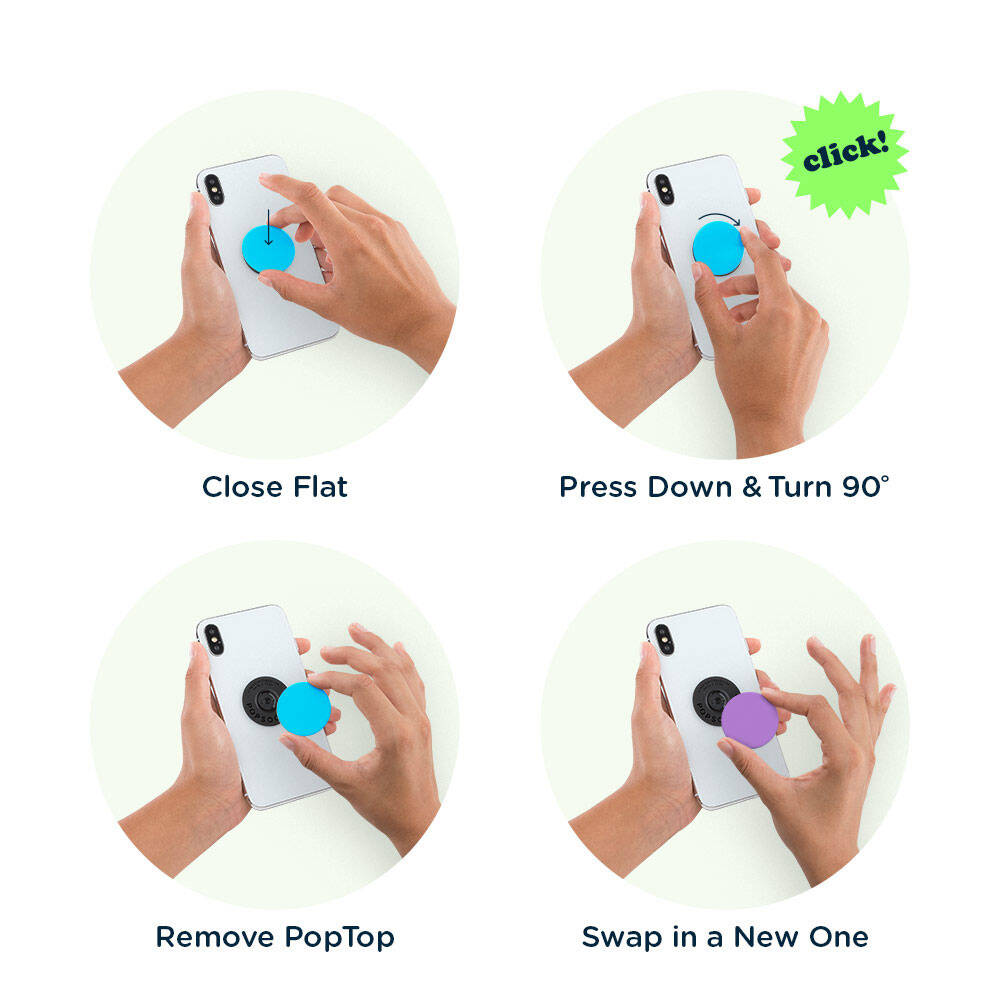PopSockets Pastel Brights Grip - Block Lavender