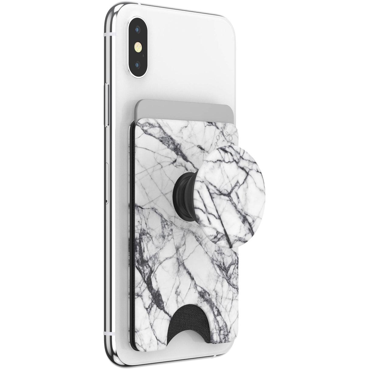 PopSockets PopWallet Plus - Dove White Marble